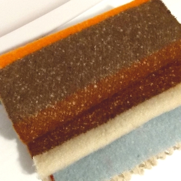 COLOR-BLOCK FRINGED SCARF SIZE 78"Lx14"W NWOT - Picture 4 of 6